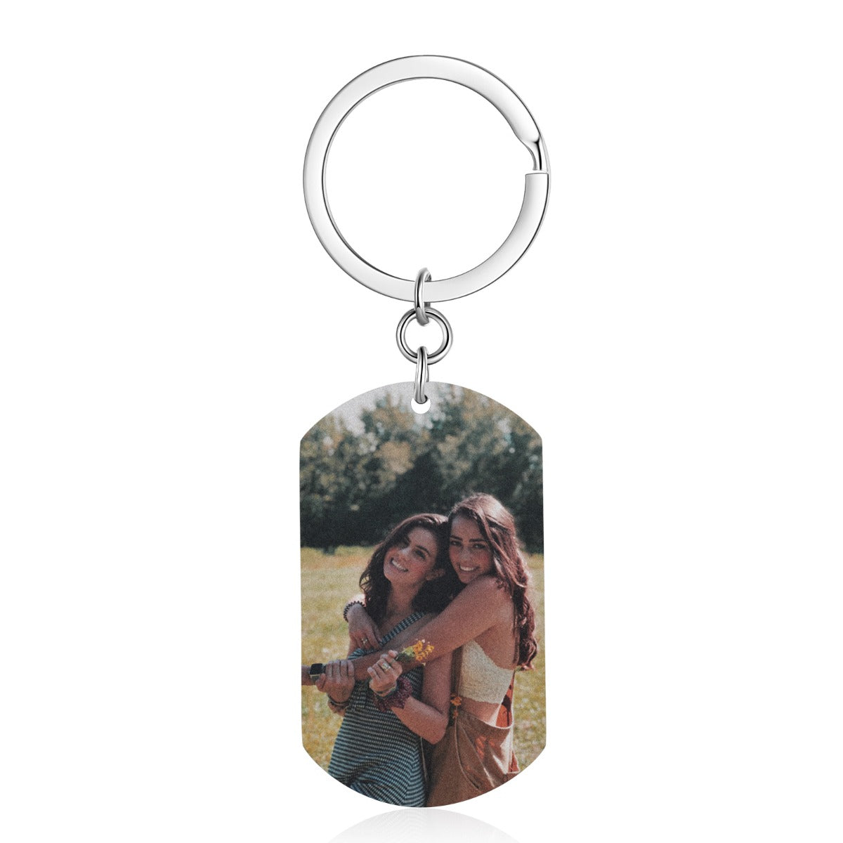 Personalized Stainless Steel Keychain