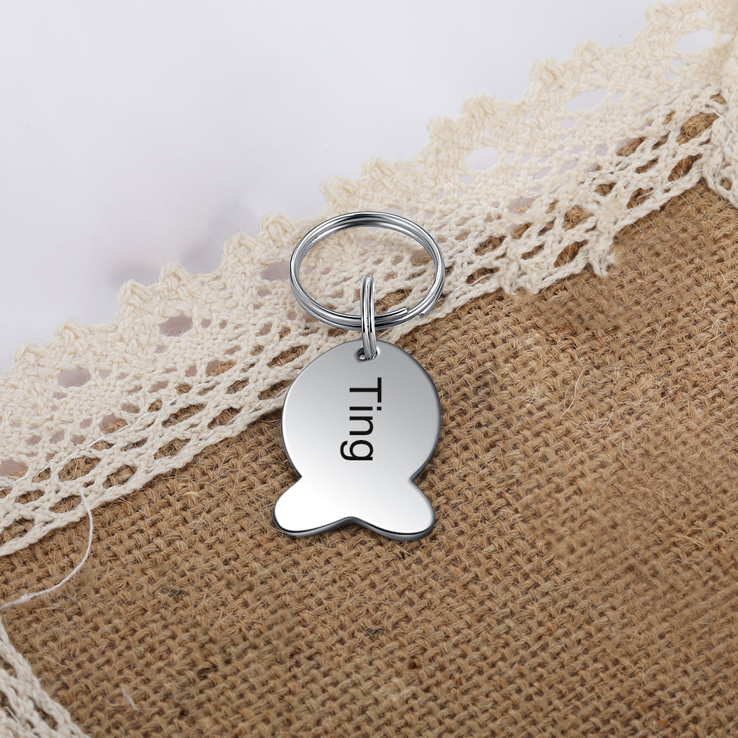 Personalized Stainless Steel Pet Collar Card Dog Tag