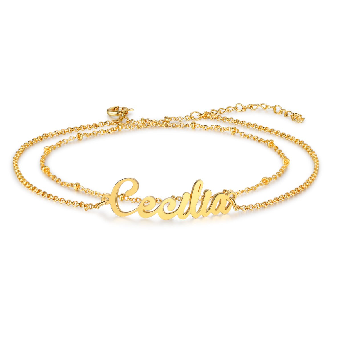 Personalized Name Anklet