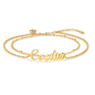 Personalized Name Anklet