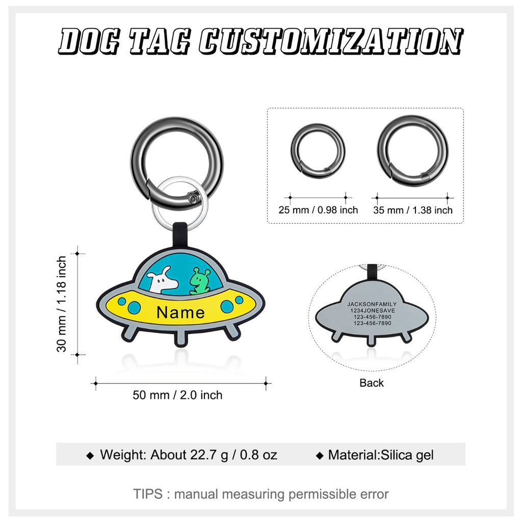 Personalized Silica gel Dog Tag