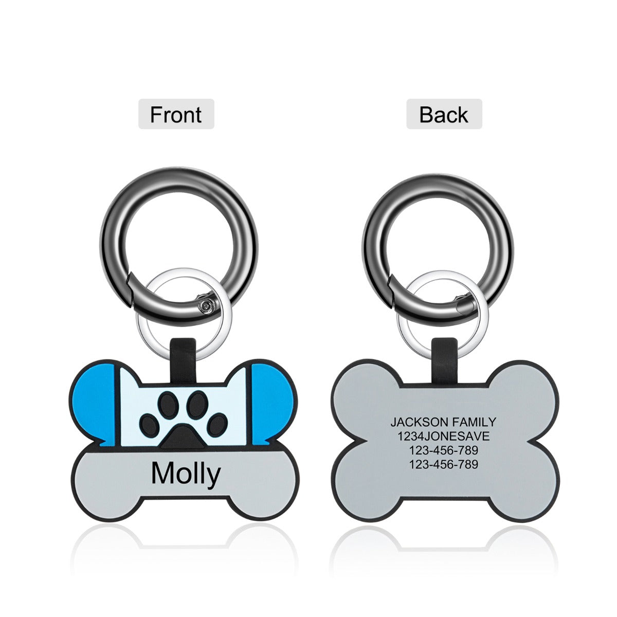 Personalized Silica gel Dog Tag