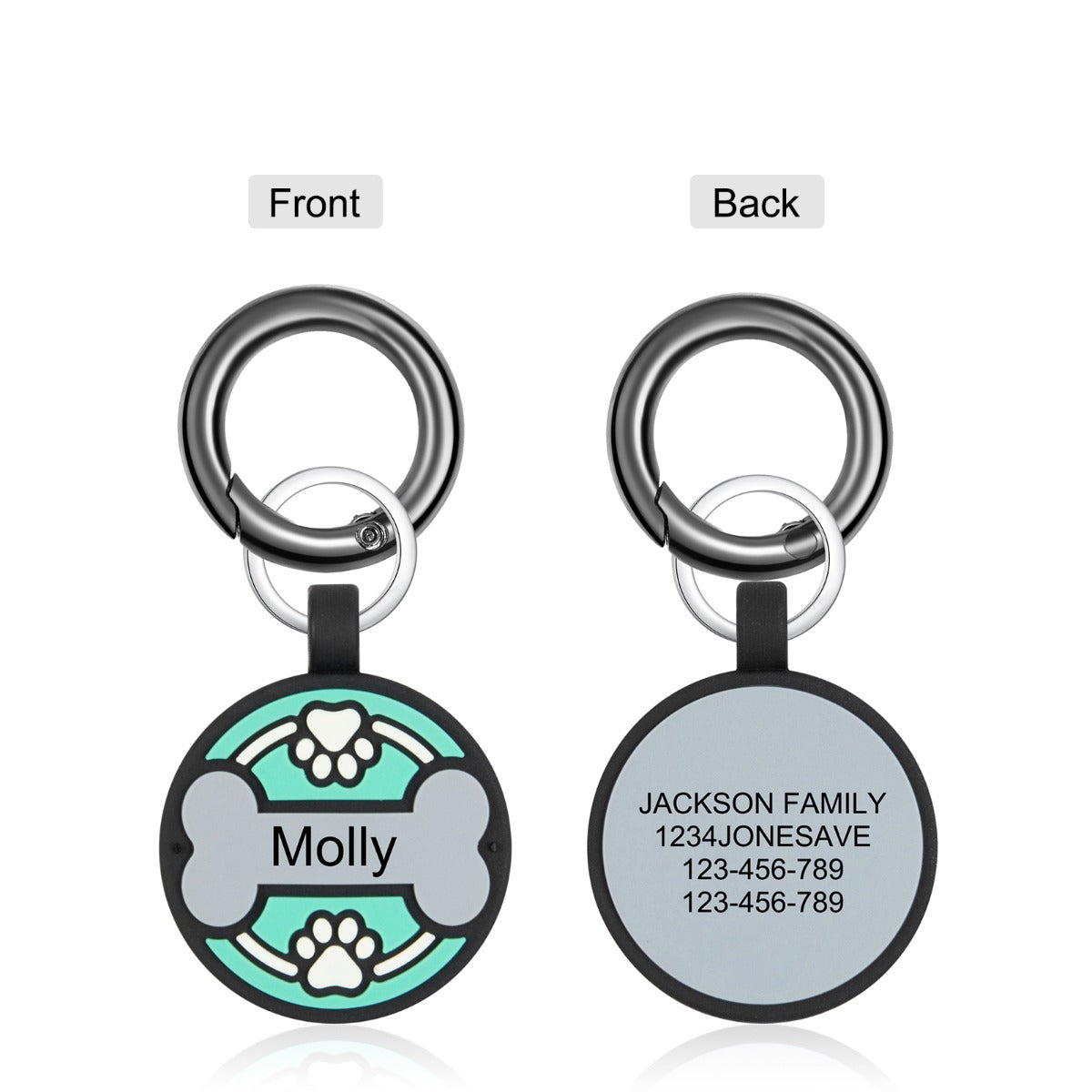 Personalized Silica gel Dog Tag