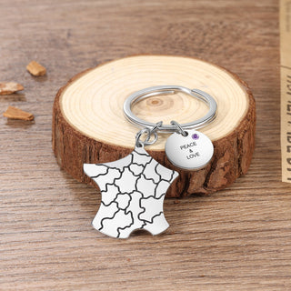 Stainless Steel Custom Keychain