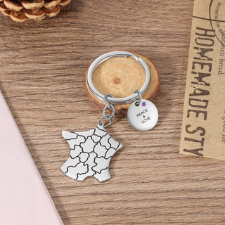 Stainless Steel Custom Keychain