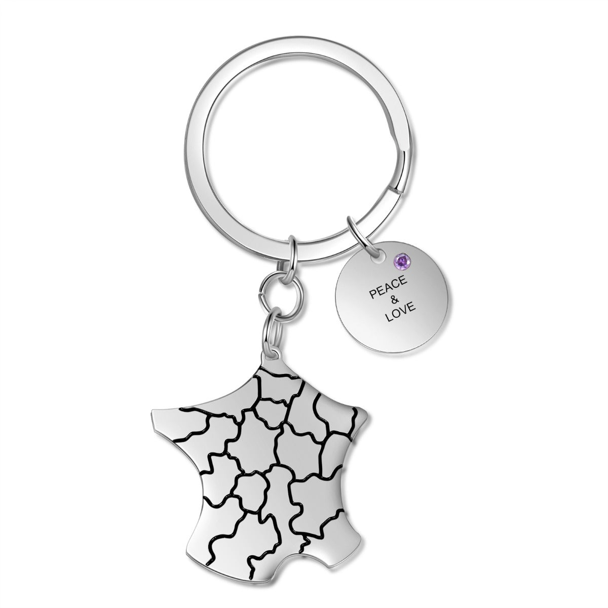 Stainless Steel Custom Keychain