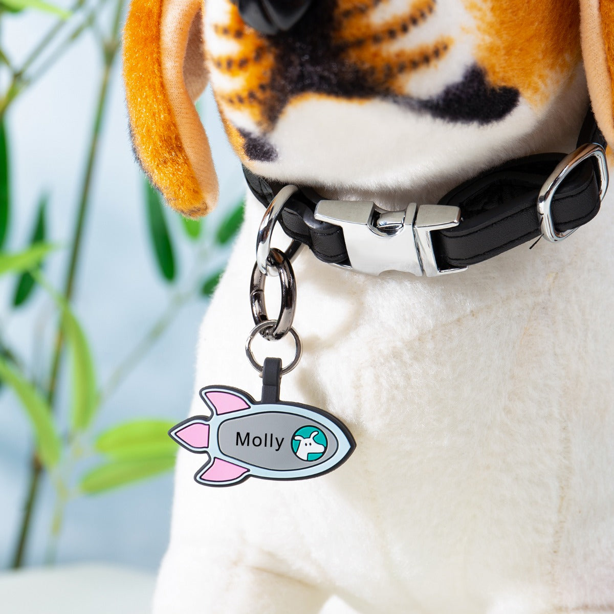 Personalized Silica Gel Rocket Dog Tag