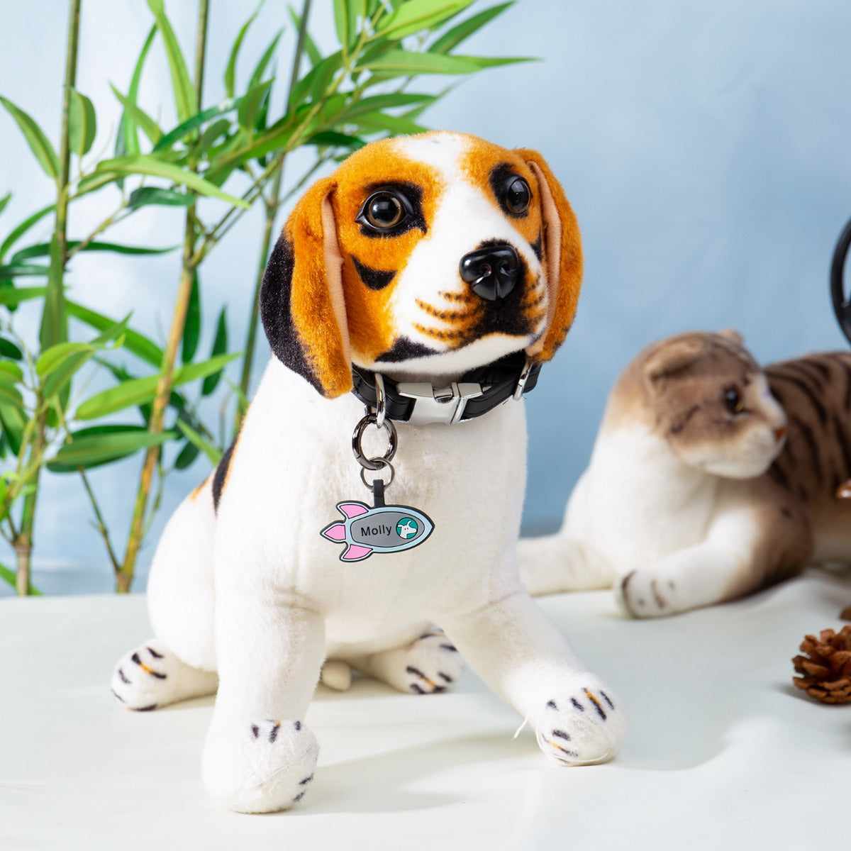 Personalized Silica Gel Rocket Dog Tag