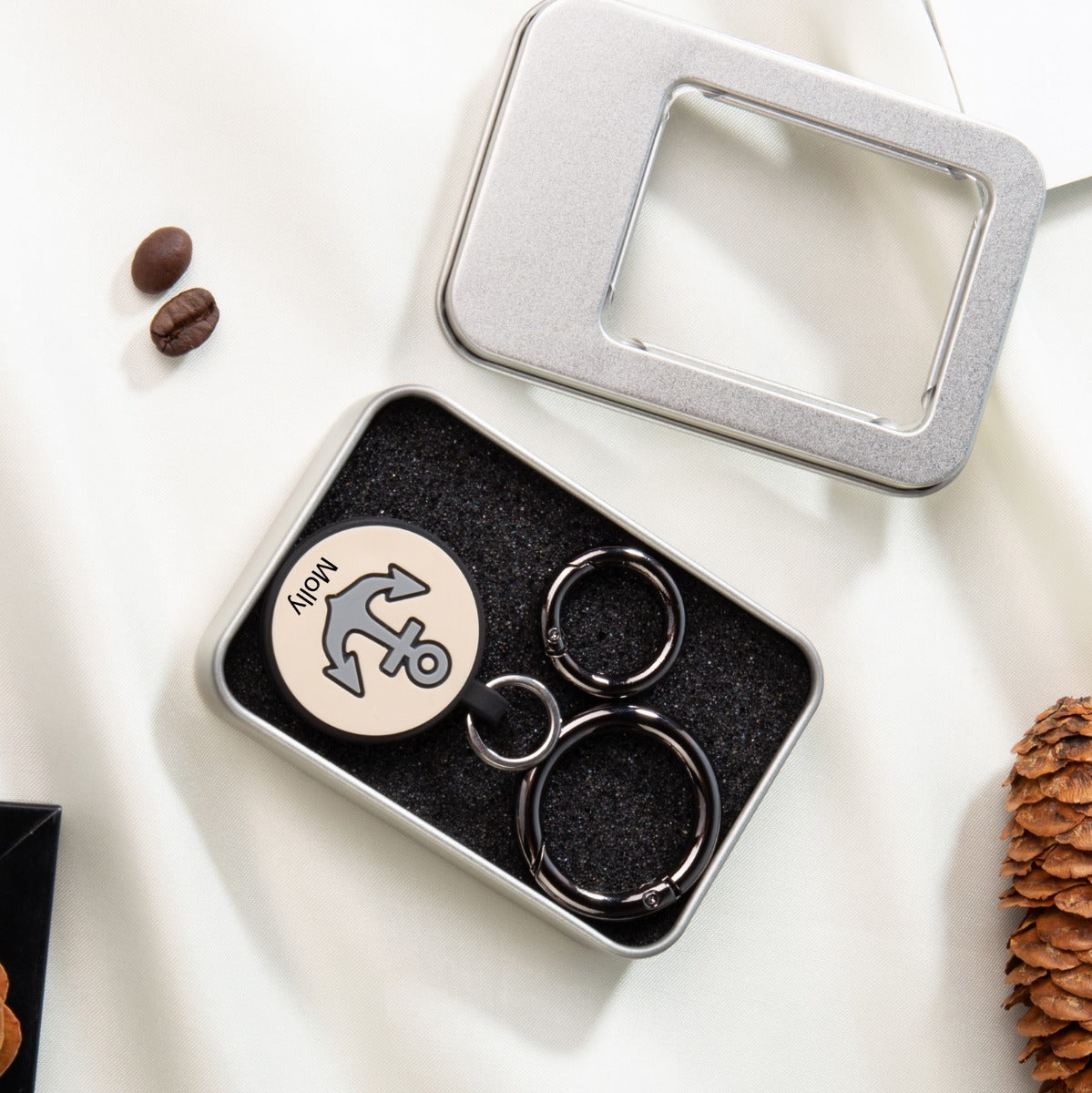 Personalized Silica Gel Guitar Wolf Dog Tag