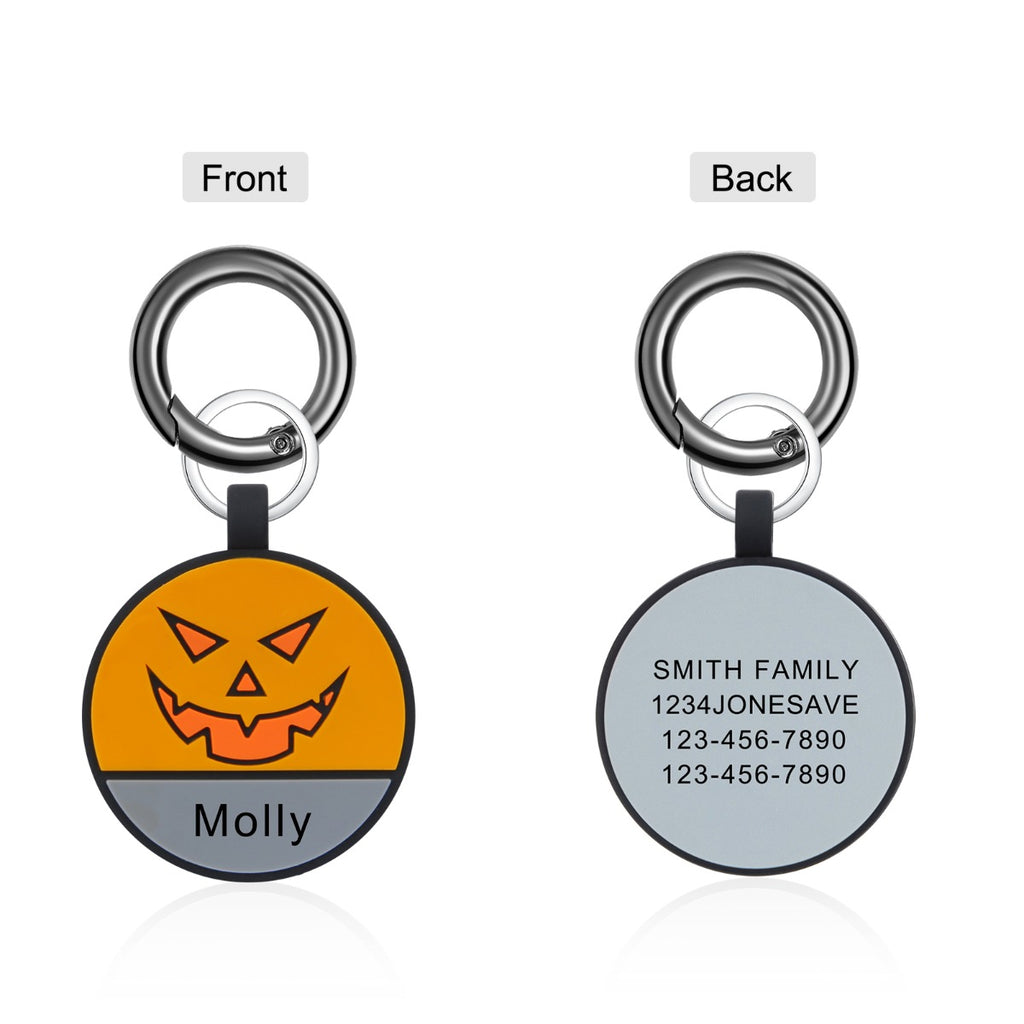Personalized Halloween Silica Gel Dog Tag