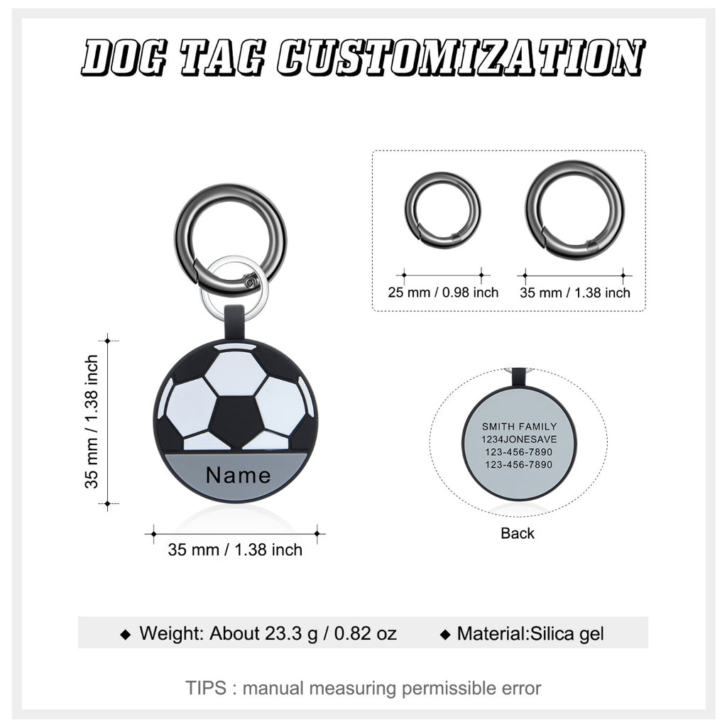 Personalized Silica gel Dog Tag