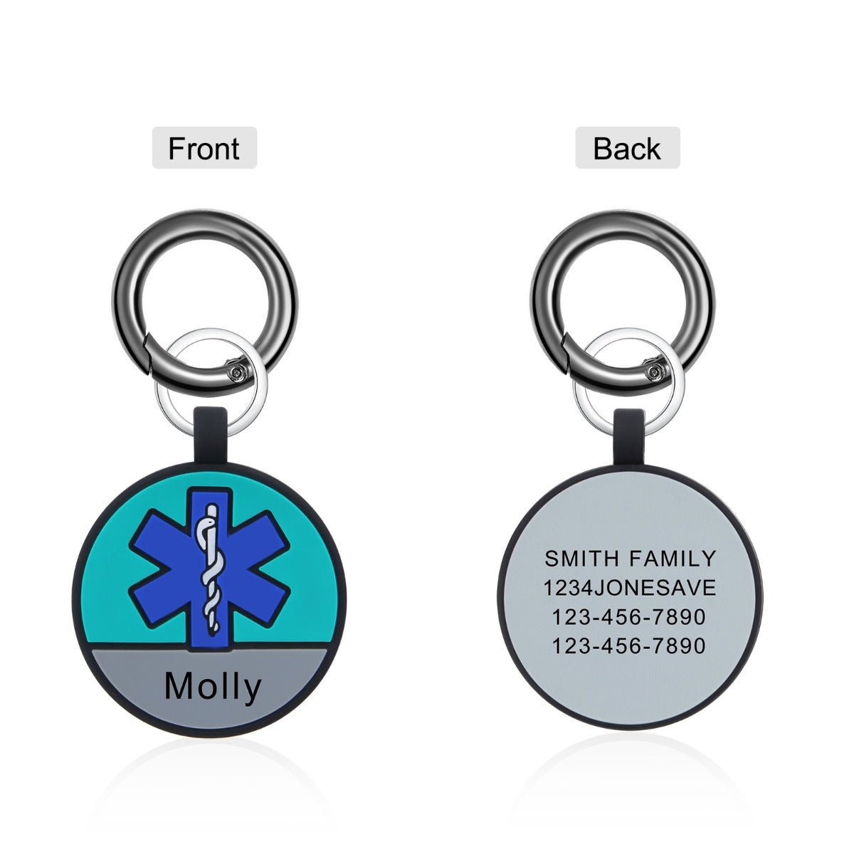 Personalized Silica gel Dog Tag