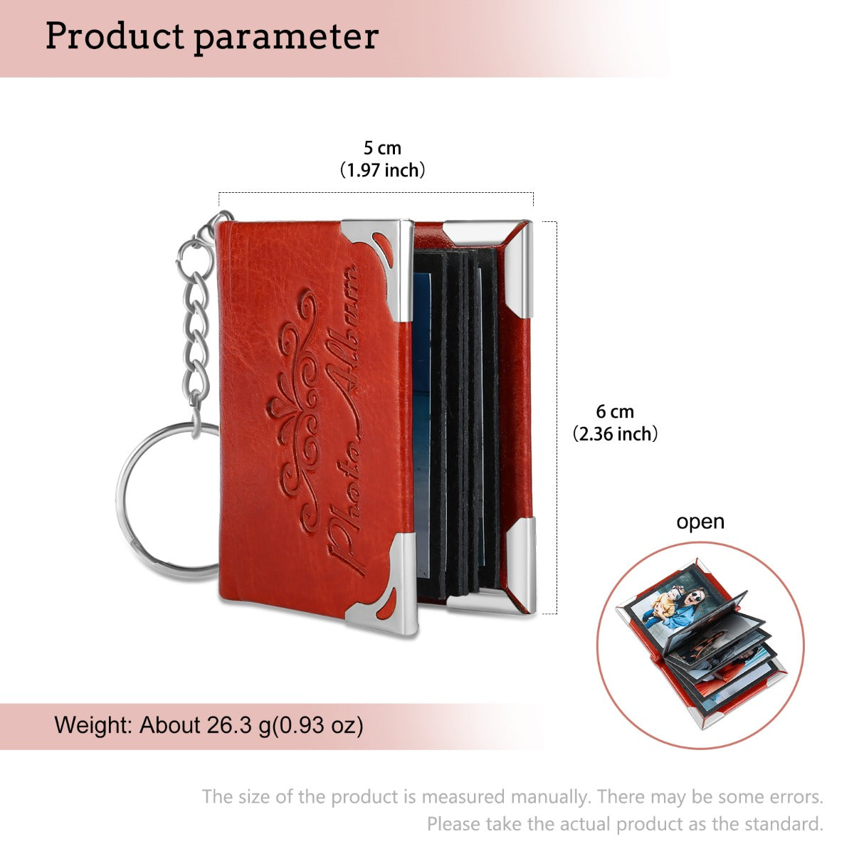 Mini Photo Album Keychain
