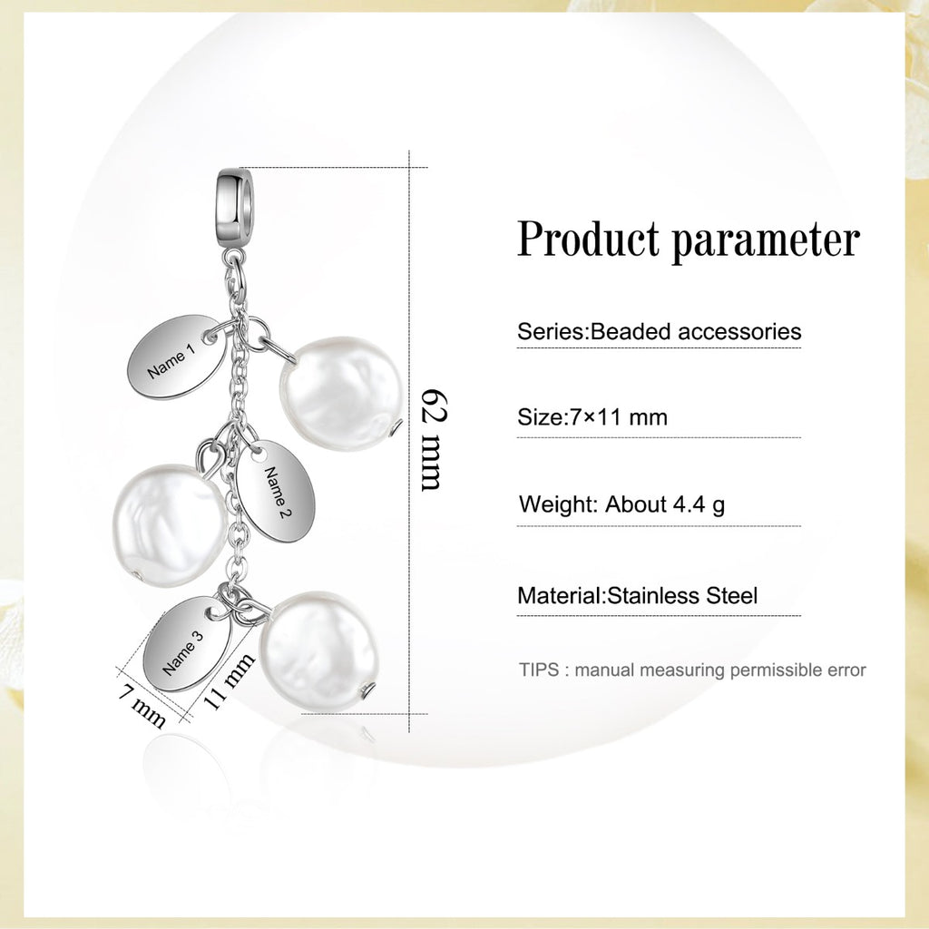 Personalized Stainless Steel Jewelry Beads