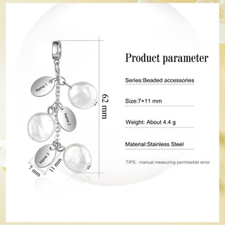 Personalized Stainless Steel Jewelry Beads