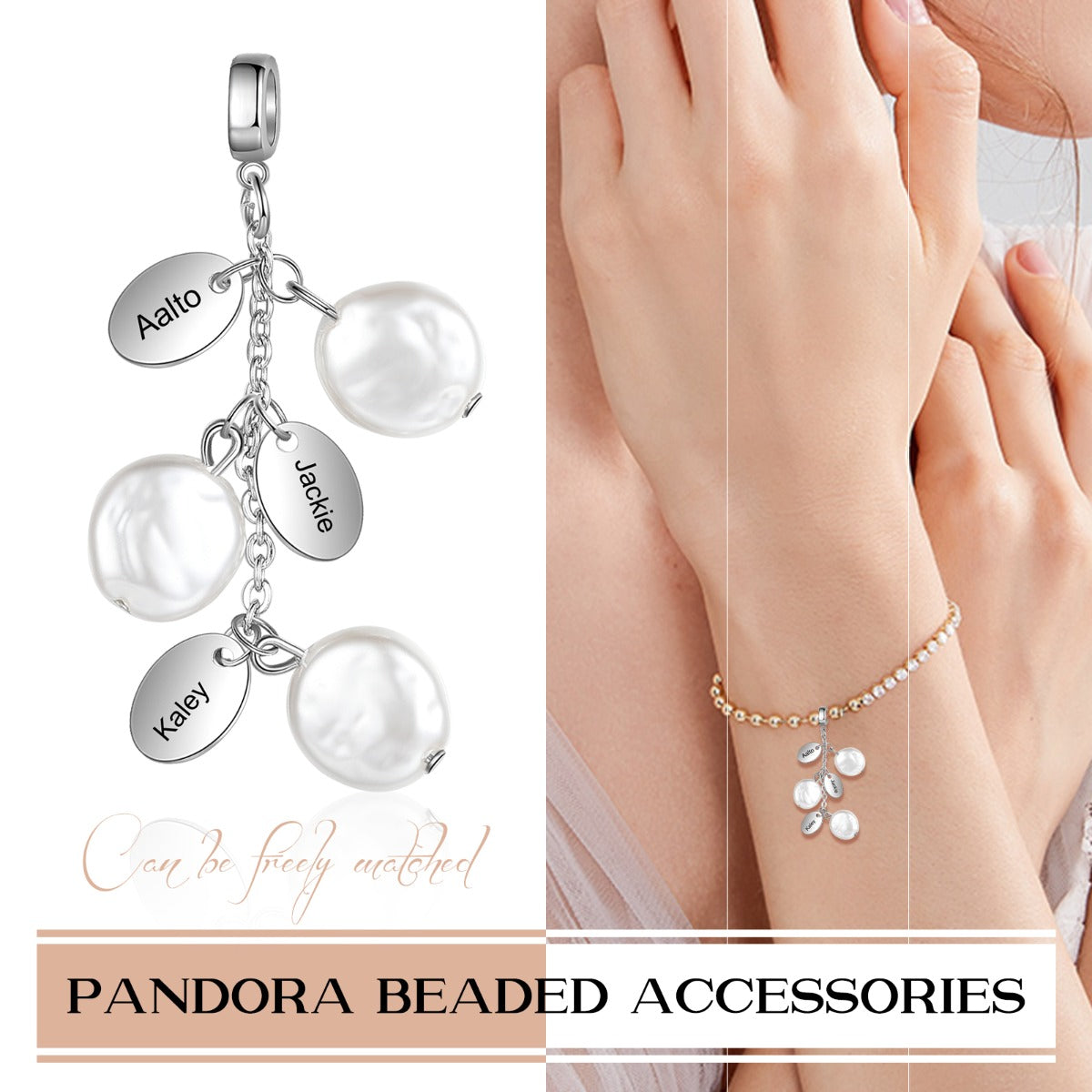 Personalized Stainless Steel Jewelry Beads