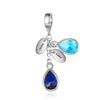 Rhodium Plated Birthstone Jewelry Beads