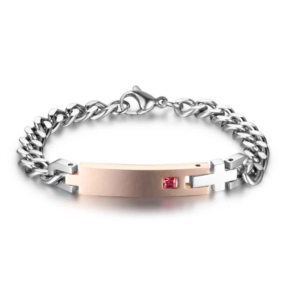 Engraved Name Stainless Steel Bracelet