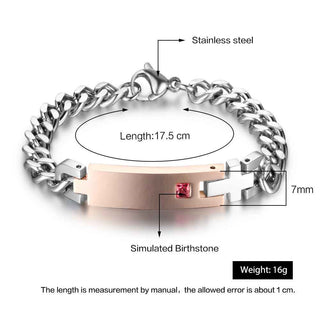 Engraved Name Stainless Steel Bracelet