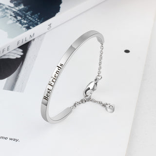 Engraving Stainless Steel Bracelet