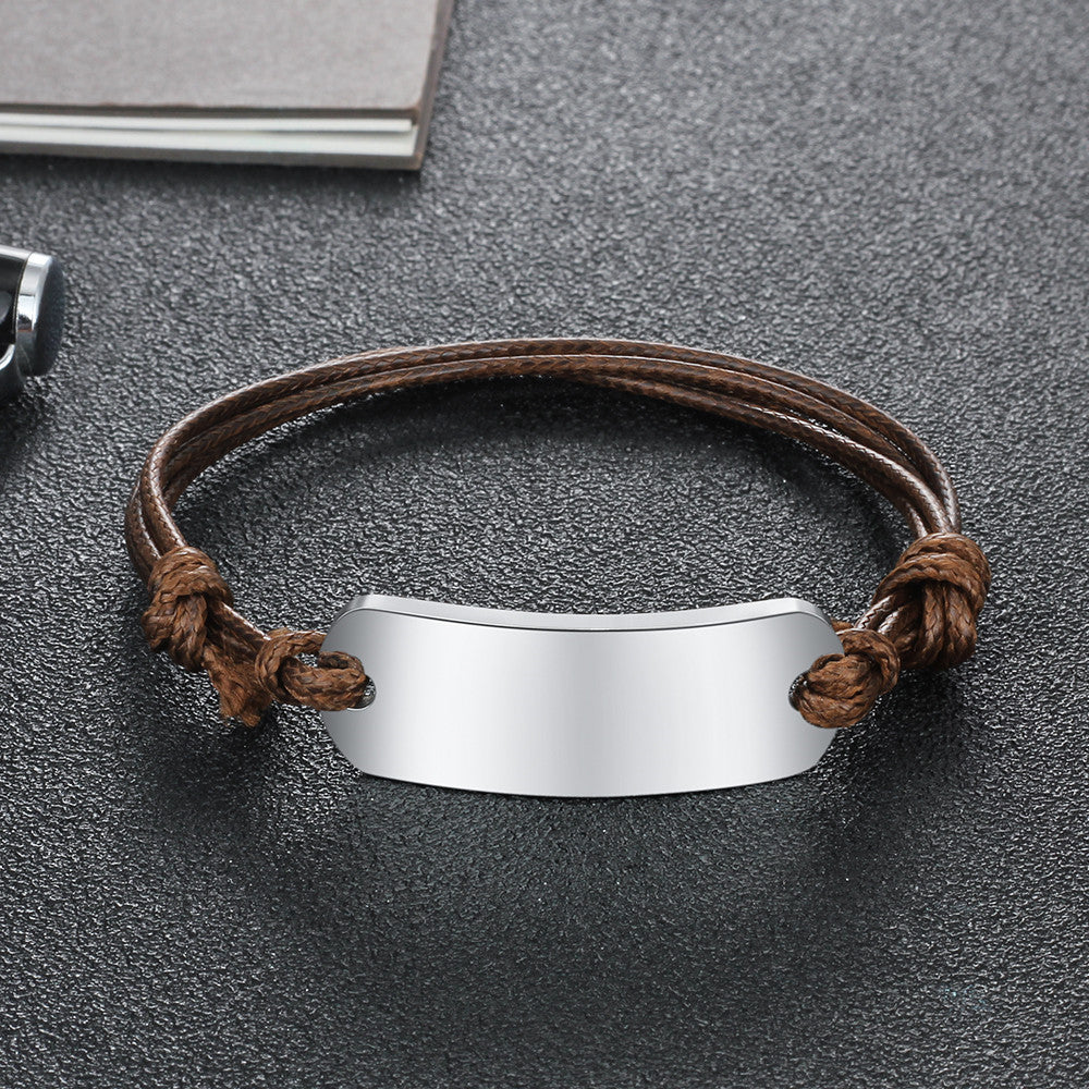 40mmx15mm 304 Stainless Steel Men's Bracelet