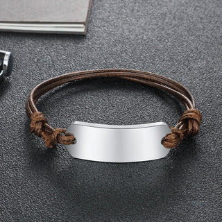 40mmx15mm 304 Stainless Steel Men's Bracelet