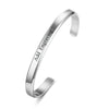 Stainless Steel Engraving Name Bangle Bracelet