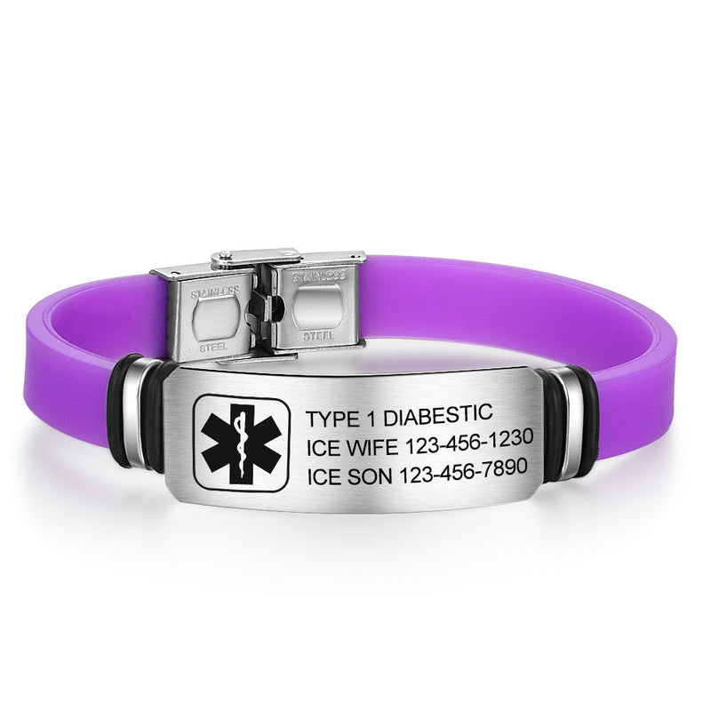 Personalized Stainless Steel Bracelet