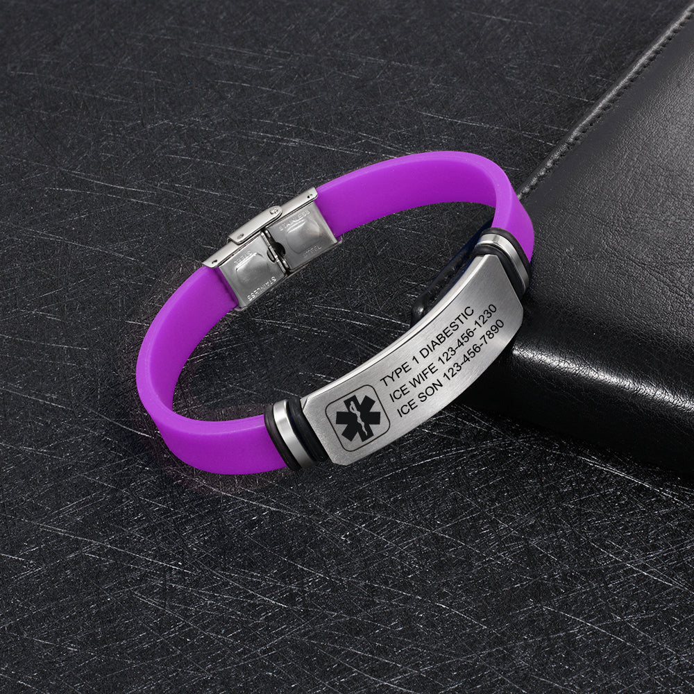Personalized Stainless Steel Bracelet