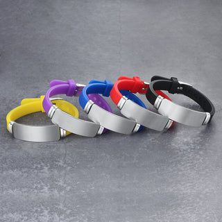 Custom Name Silicone Bracelet