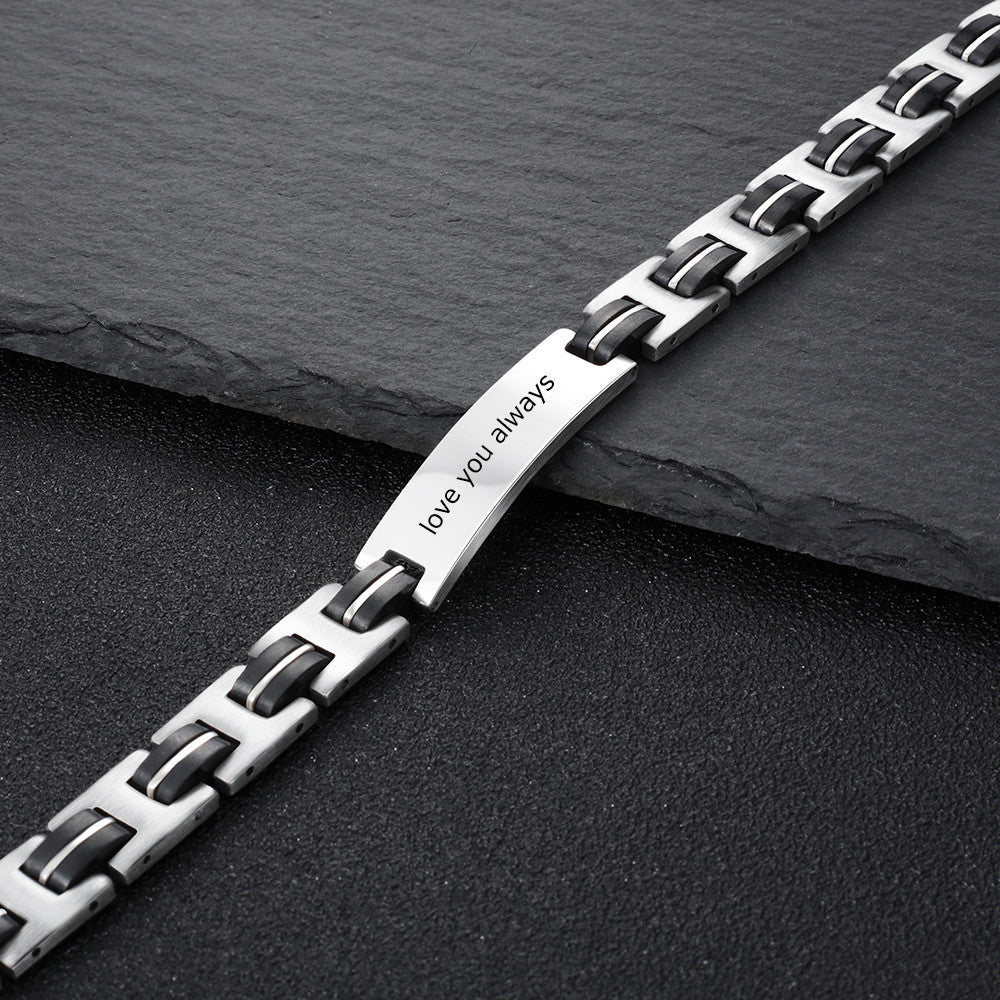 Personalized Name Stainless Steel Bracelet