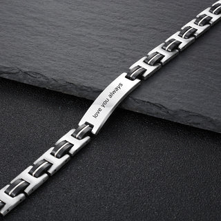 Personalized Name Stainless Steel Bracelet