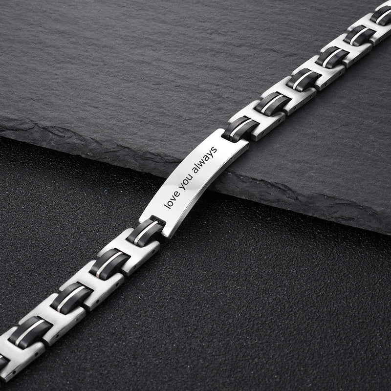 Personalized Name Stainless Steel Bracelet