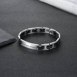 Personalized Name Stainless Steel Bracelet