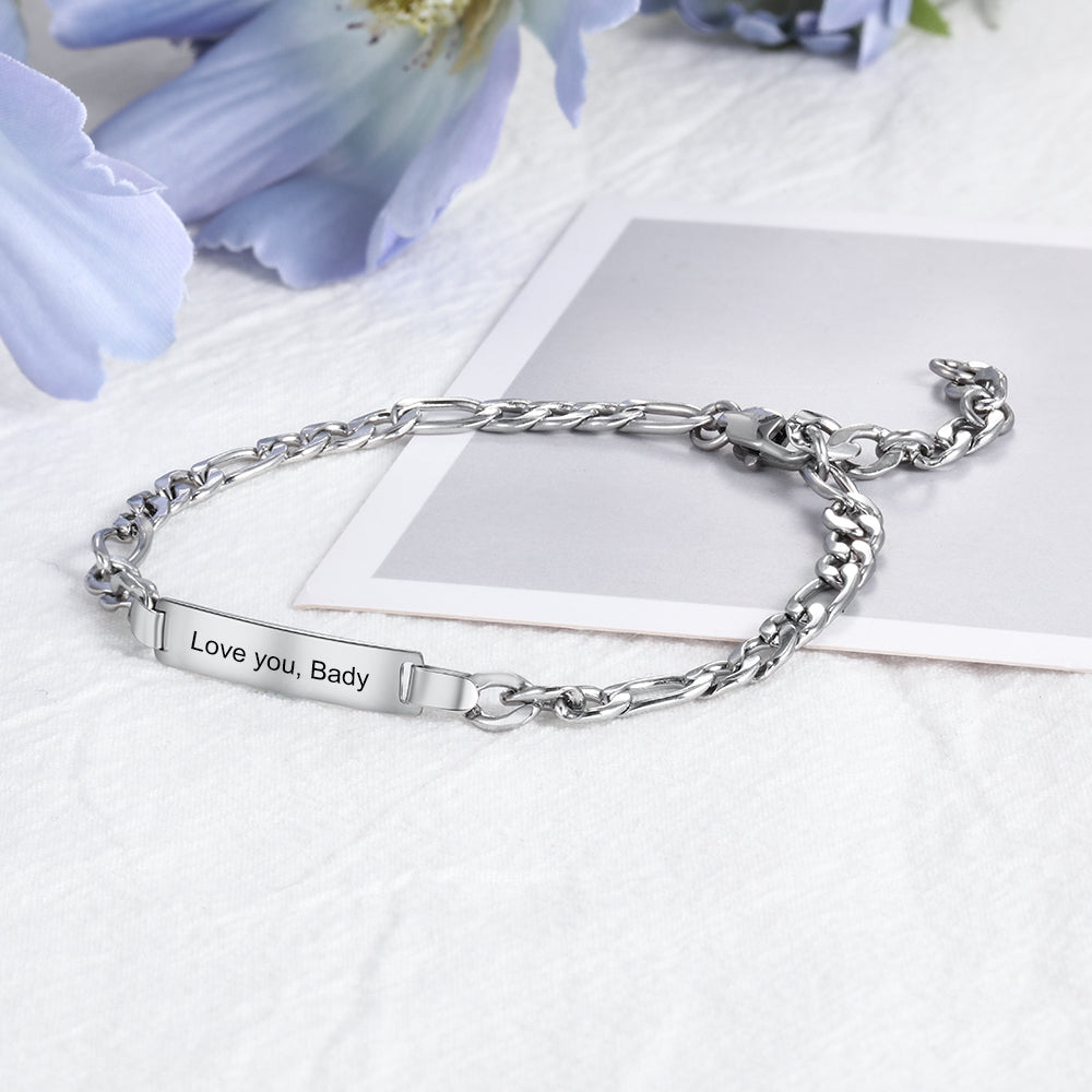 Personal Stainless Steel Name Bracelet