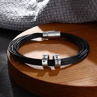 Custom Leather Bracelet