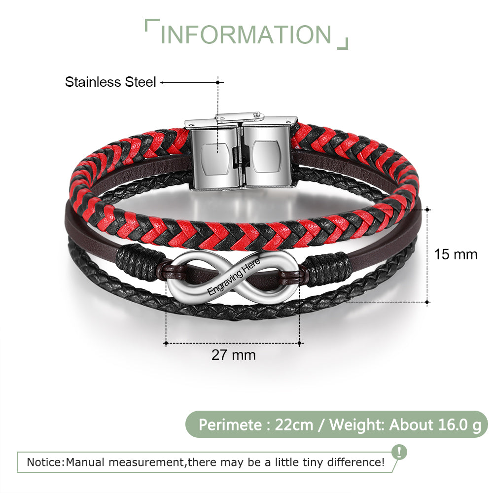 Personalized Stainless Steel Bracelet