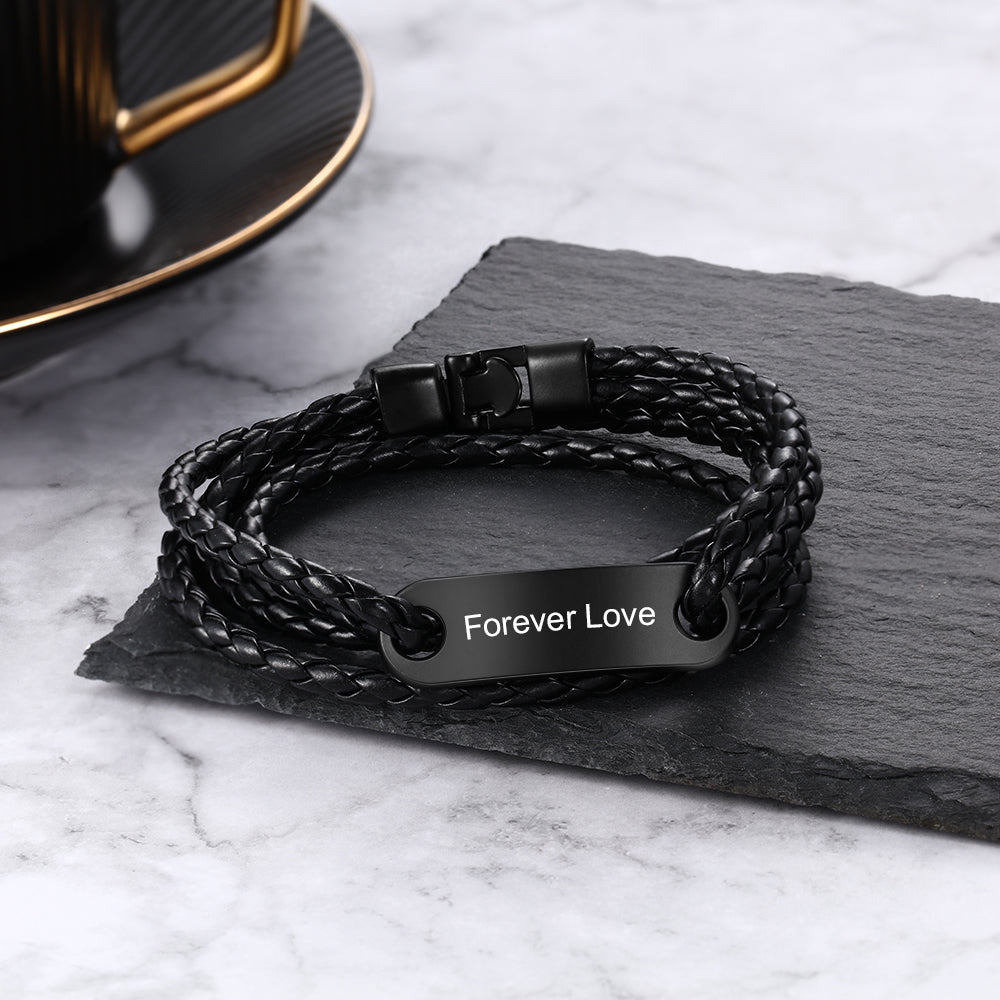 Personalized Stainless Steel Bracelet