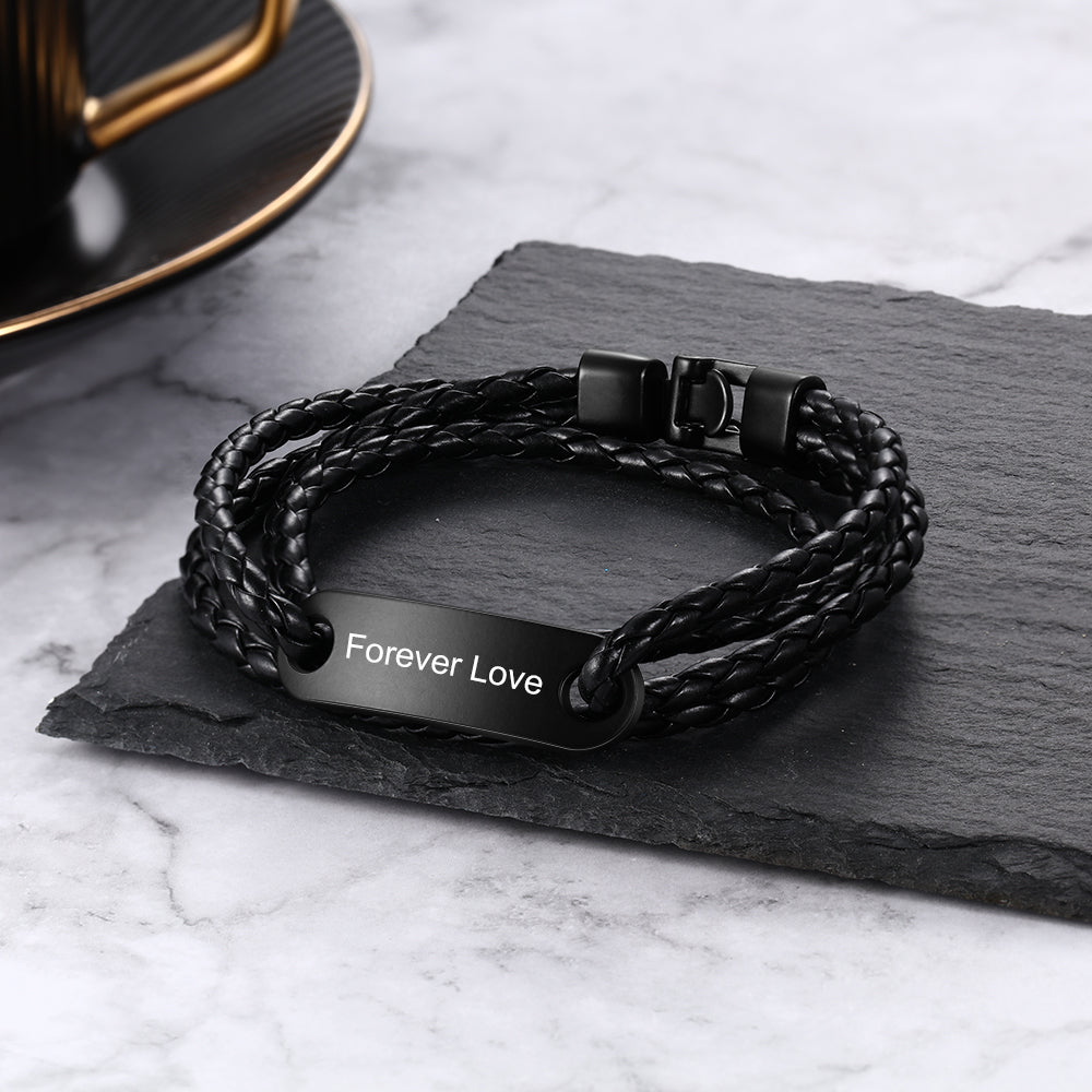 Personalized Stainless Steel Bracelet