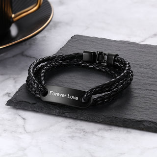 Personalized Stainless Steel Bracelet