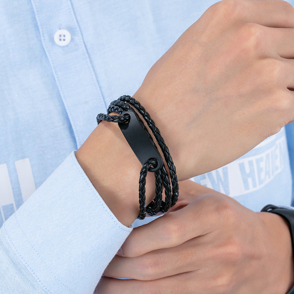 Personalized Stainless Steel Bracelet