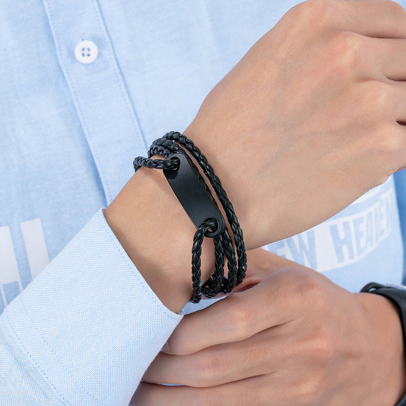 Personalized Stainless Steel Bracelet