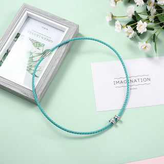 Leather bead bracelet Custom Length Color