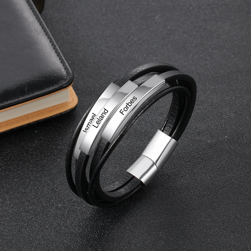Engraving Stainless Steel Bracelet