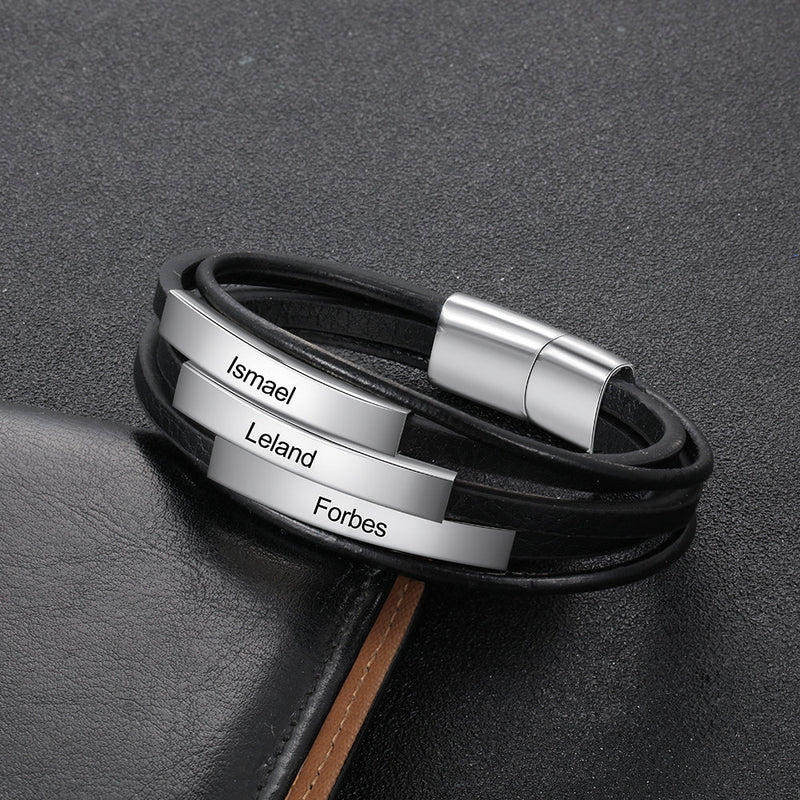 Engraving Stainless Steel Bracelet