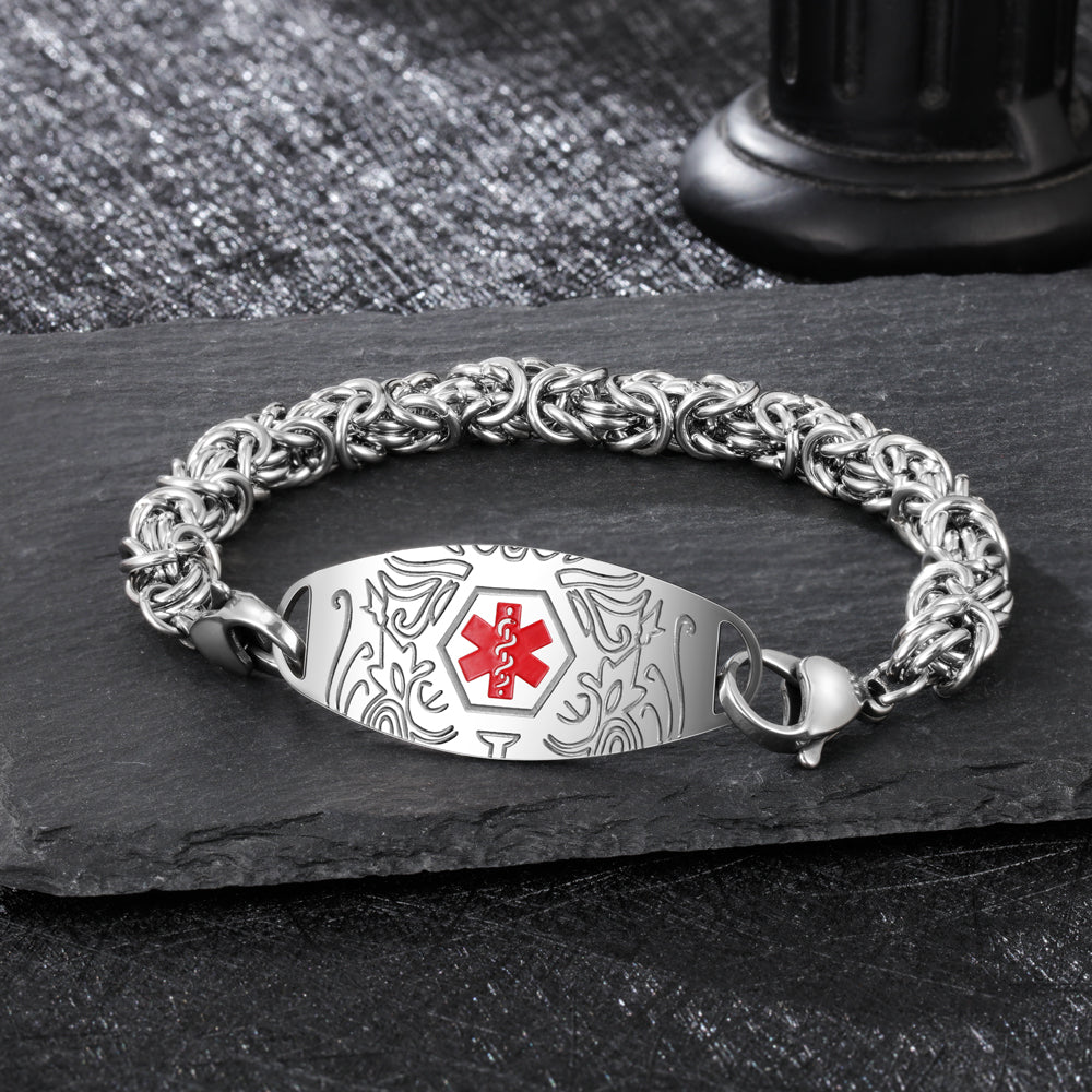 Engraving Stainless Steel Bracelet