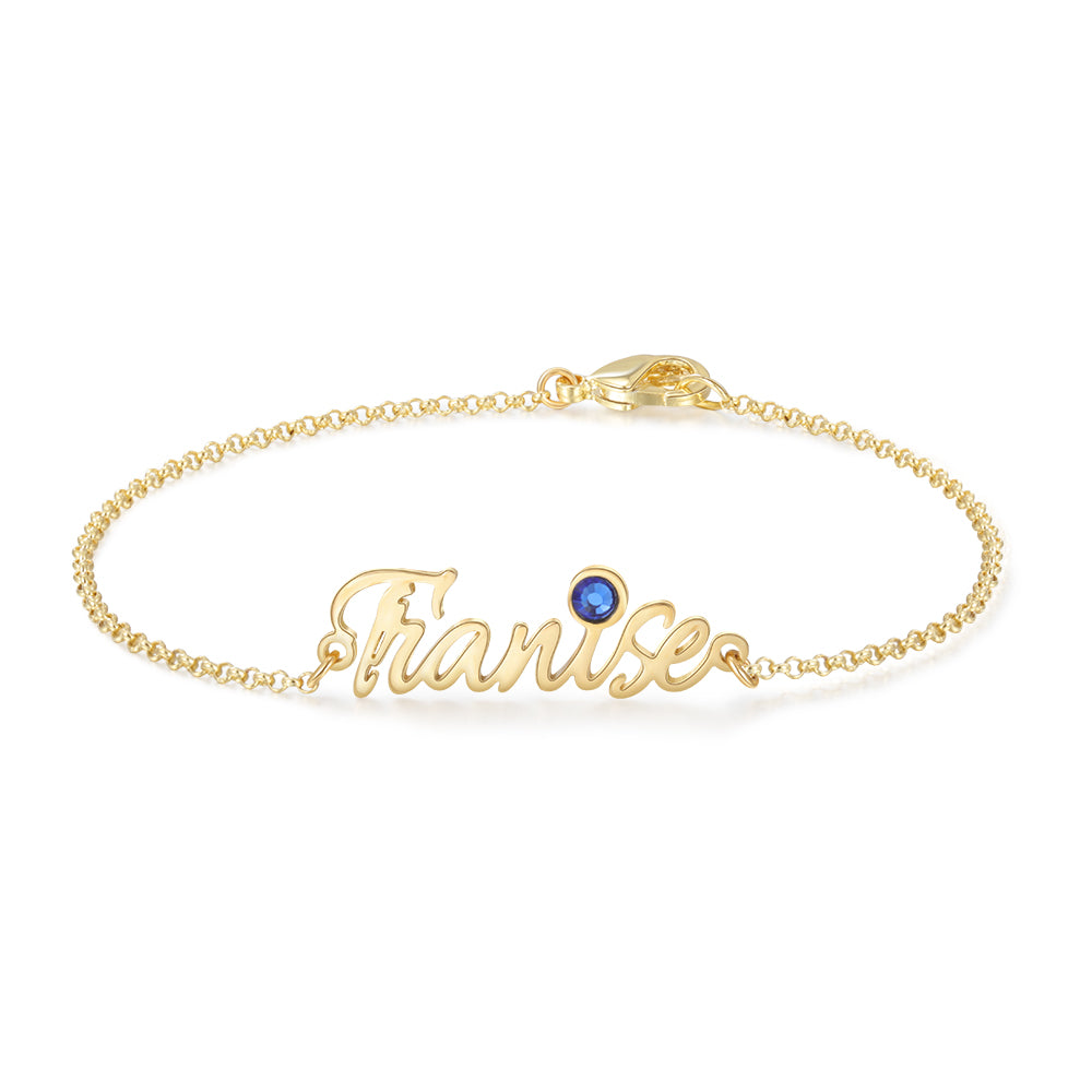 Personalized 925 Sterling Silver Anklet