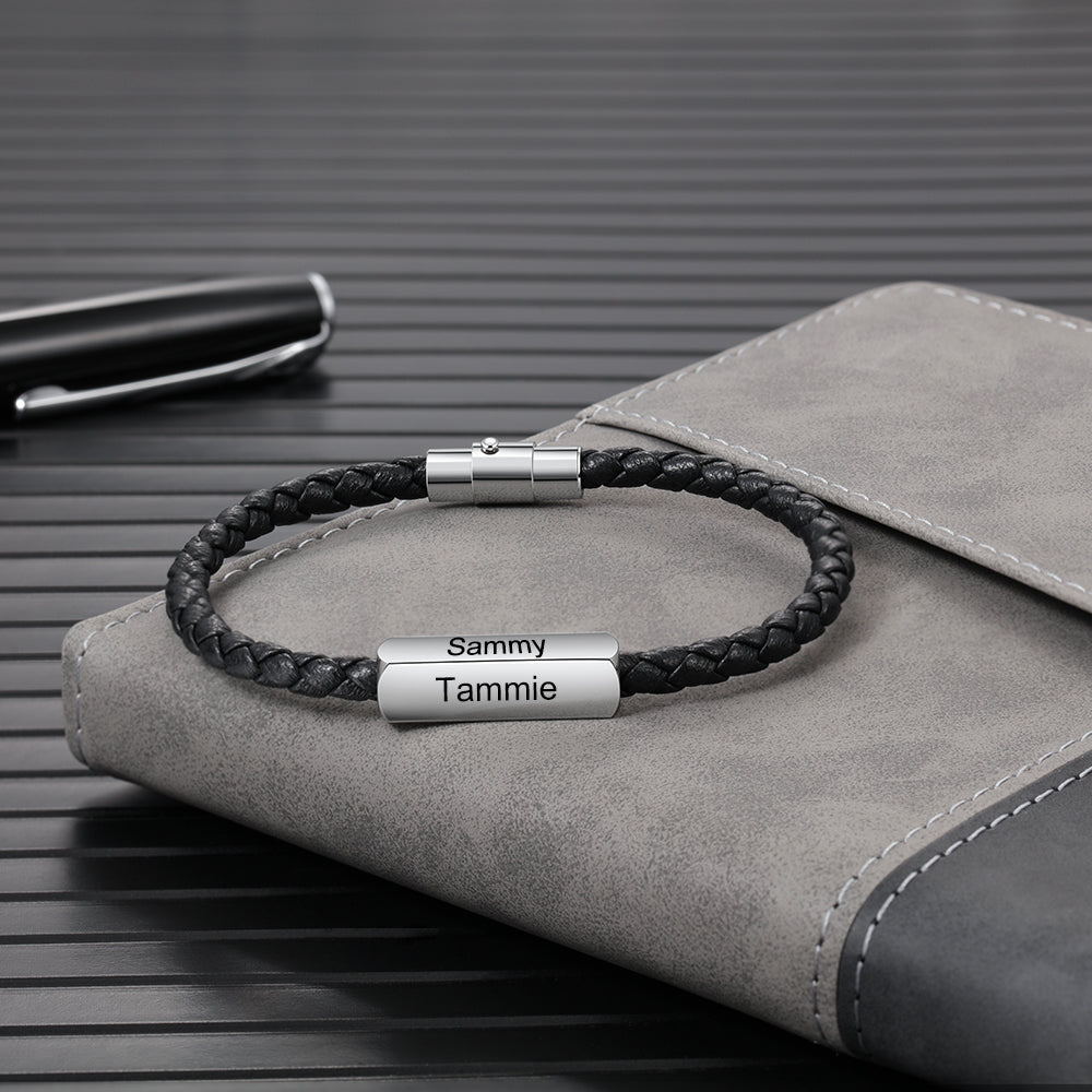Engraving Stainless Steel Bracelet