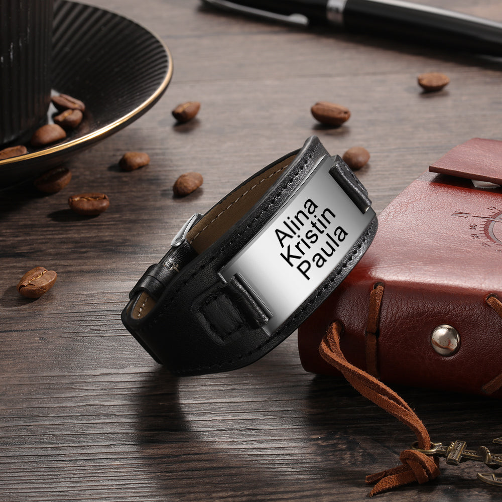 Engraving Stainless Steel Bracelet