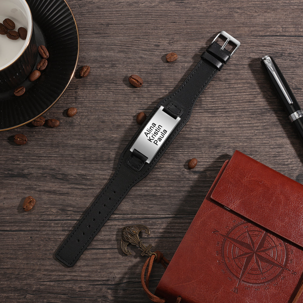 Engraving Stainless Steel Bracelet